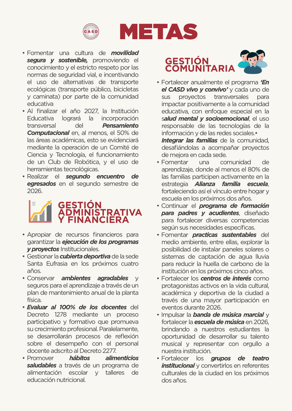 Metas Institucionales 2026 - Página 2